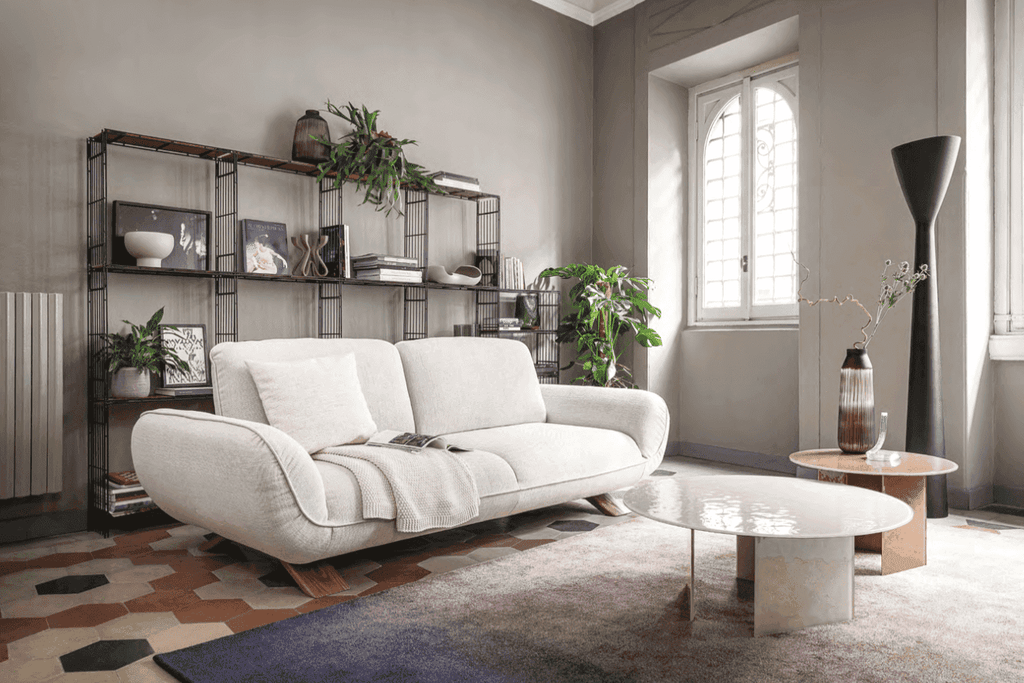 CS3455 Favola Couch with Movable Backrests - Calligaris