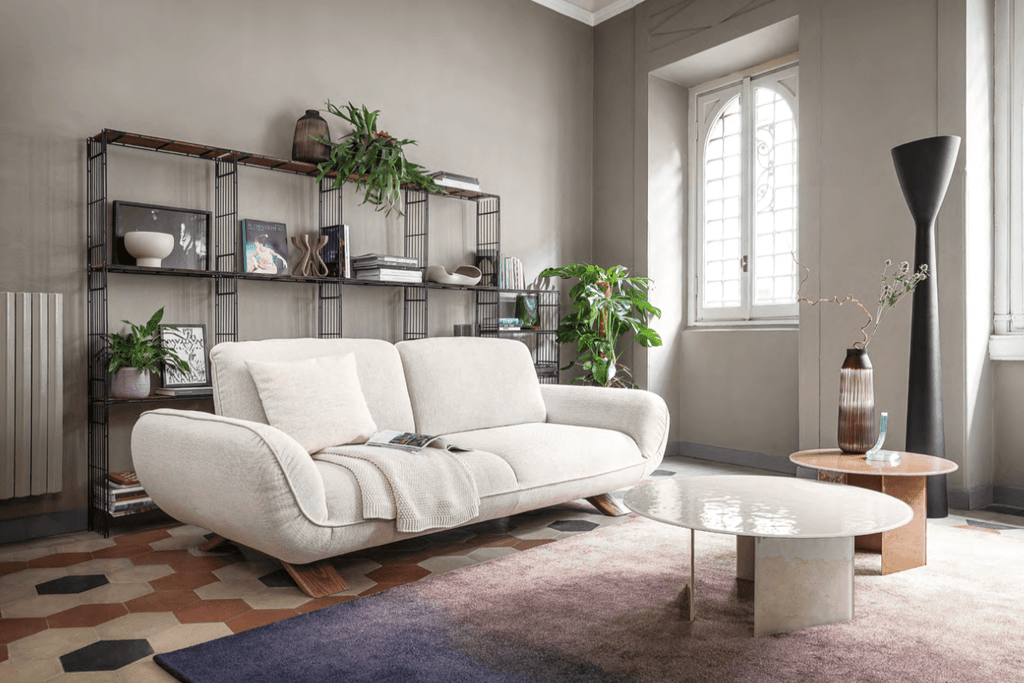 CS3455 Favola Couch with Movable Backrests - Calligaris