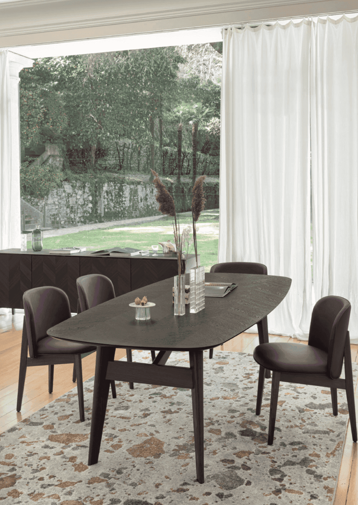 CS4127 Abrey Barrel Dining Table - Trade Source Furniture
