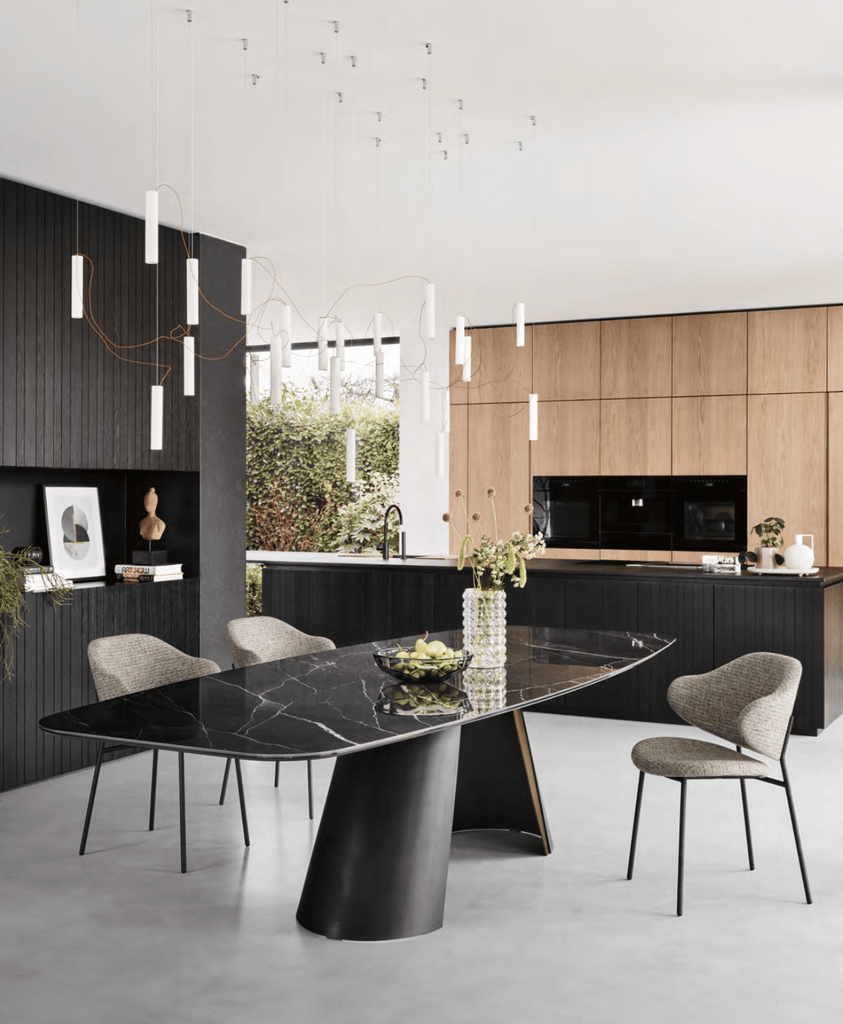 CS4132-S Apian Elliptical Extension Dining Table - Calligaris