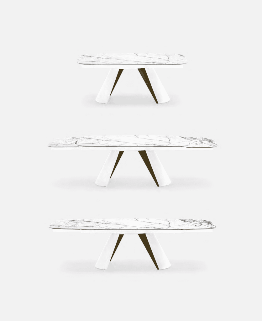 CS4132-S Apian Elliptical Extension Dining Table - Calligaris
