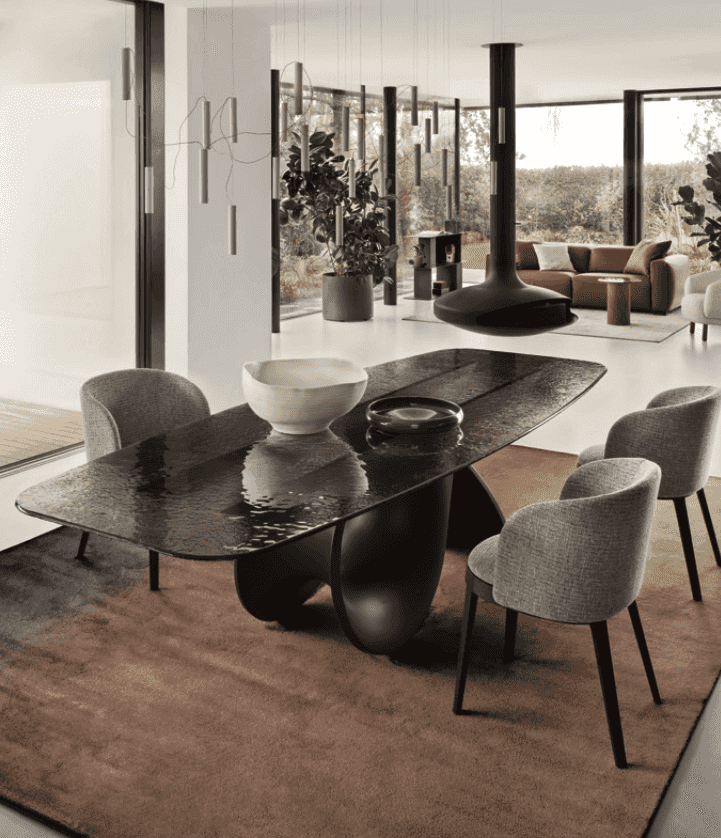 CS4141 Seashell 118" Elliptical Dining Table - Trade Source Furniture