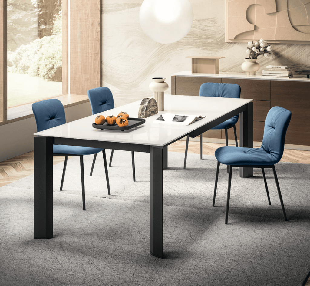 Delta 63in to 86.5in Extendable Dining Table - Trade Source Furniture