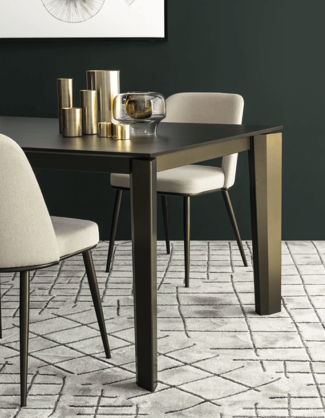 Delta 63in to 86.5in Extendable Dining Table - Trade Source Furniture