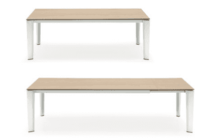 Delta 63in to 86.5in Extendable Dining Table - Trade Source Furniture