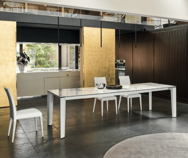 Delta 86in to 110in Extending Dining Table - Trade Source Furniture