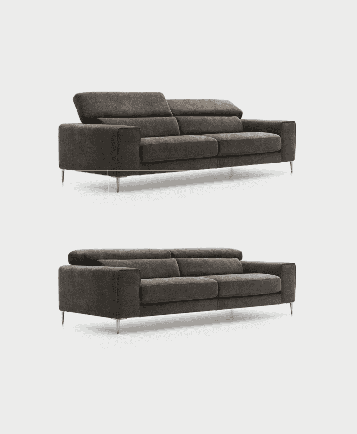 CS346 Edgar Sofa with Moving Headrests
