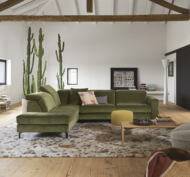 CS3424 Norma Reclining Sofa - Calligaris