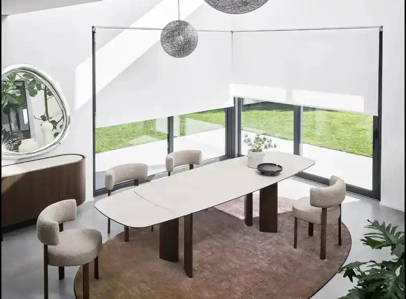 CS4156-S Sandy Elliptical Extending Dining Table - Calligaris