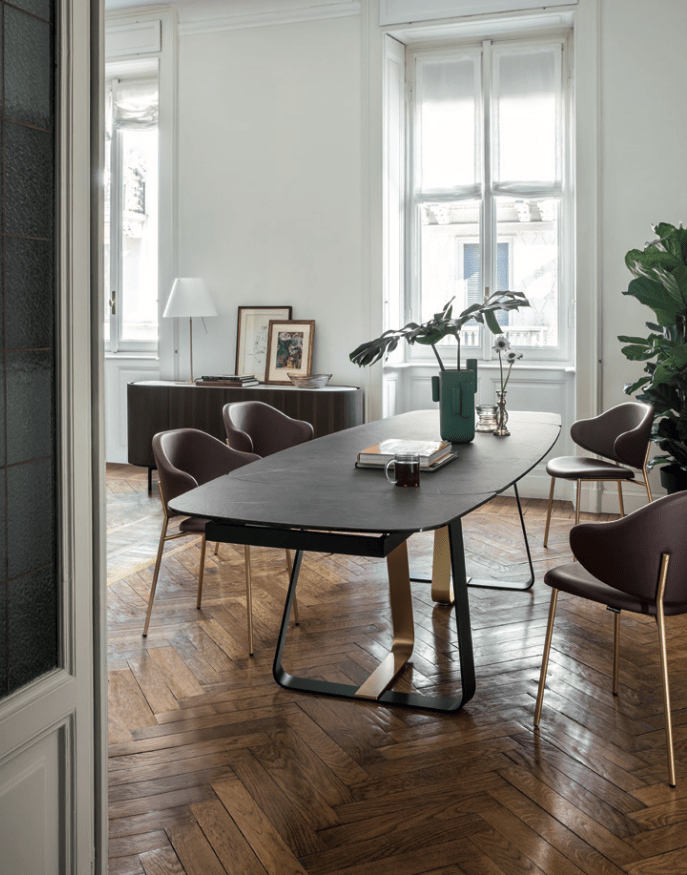 Sunshine Elliptical Dining Table - Trade Source Furniture