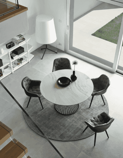 Vortex Round Dining Table - Trade Source Furniture
