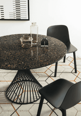 Vortex Round Dining Table - Trade Source Furniture