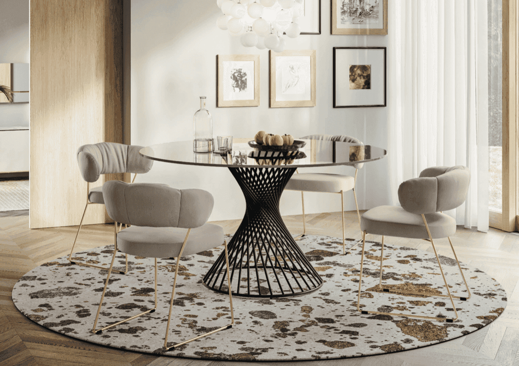 Vortex Round Dining Table - Trade Source Furniture