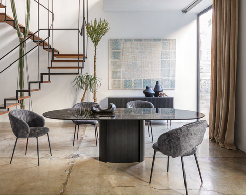 CS4150-FE Yoroi Oval Dining Table - Calligaris