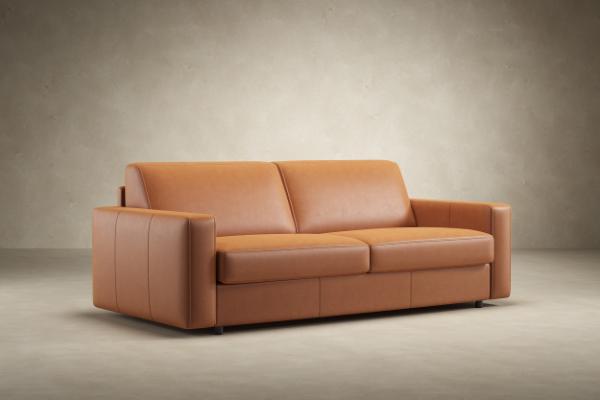 Carnell Leather Sofa Bed