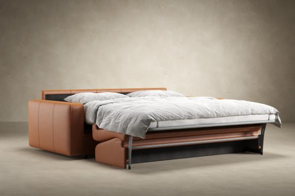 Carnell Leather Sofa Bed