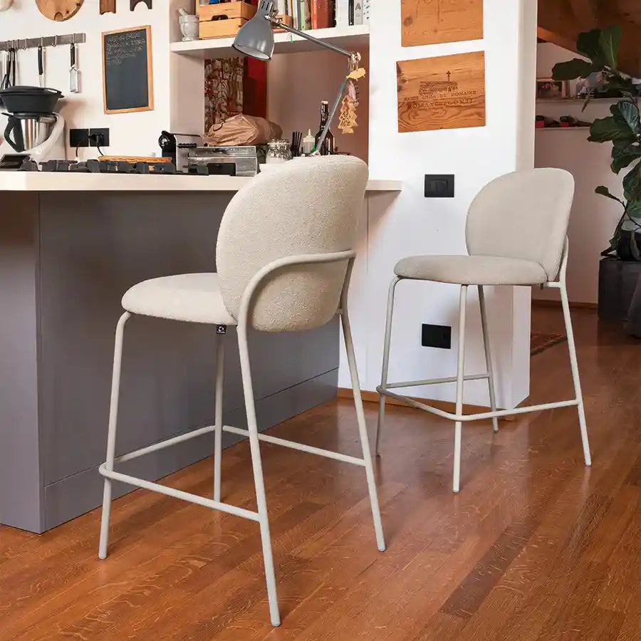 CB2309 Cozy Mid Kitchen Island Counter Stool - Connubia