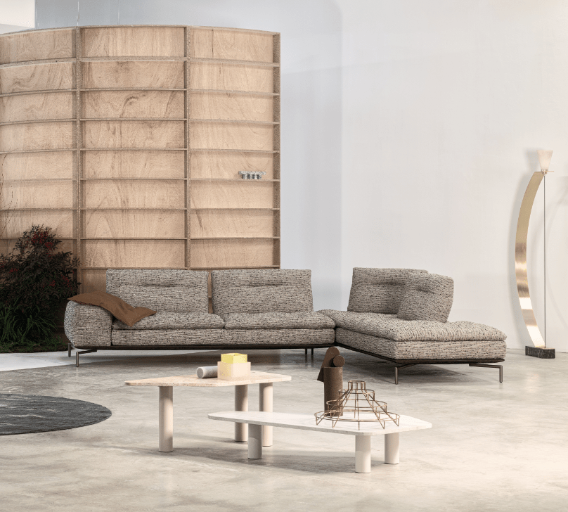 Carlton Sofa with Moving Backrests by Cierre - Trade Source Furniture