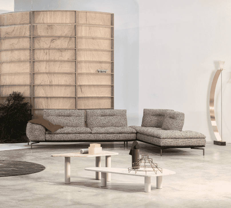 Carlton Sofa with Moving Backrests by Cierre - Trade Source Furniture