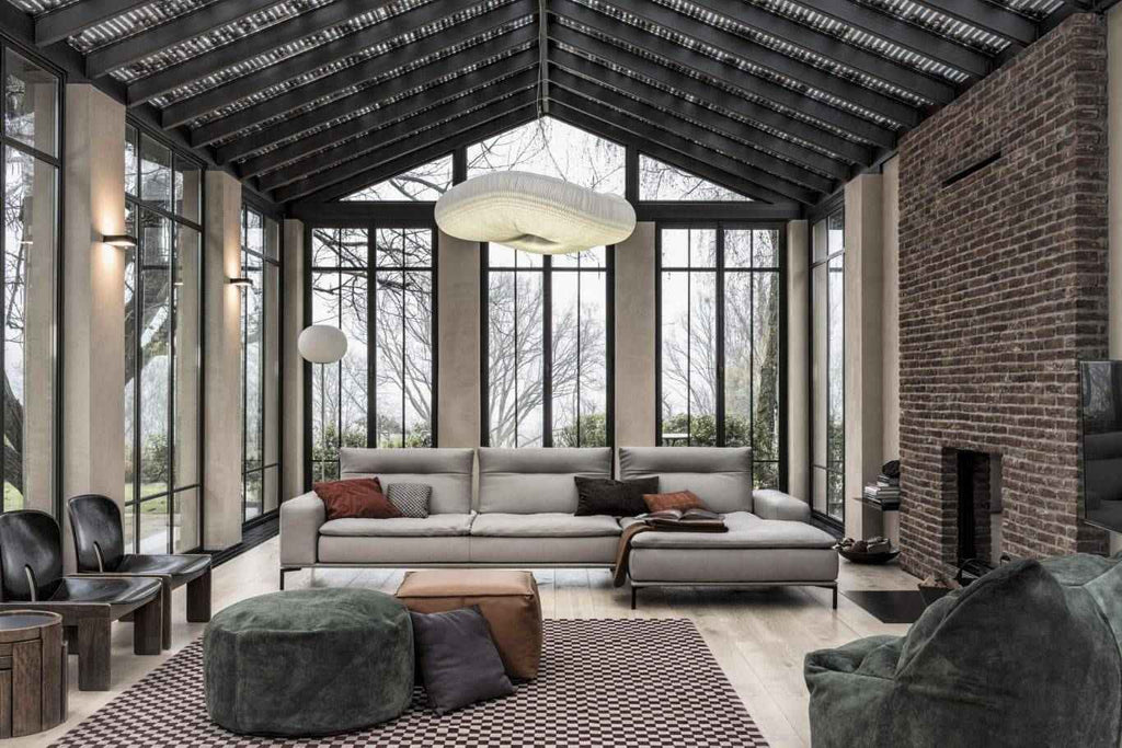 Carlton Sofa with Moving Backrests by Cierre - Trade Source Furniture