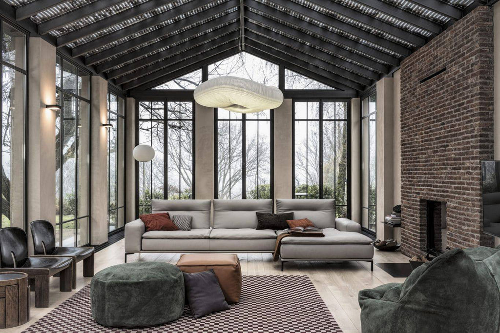 Carlton Sofa with Moving Backrests by Cierre - Trade Source Furniture