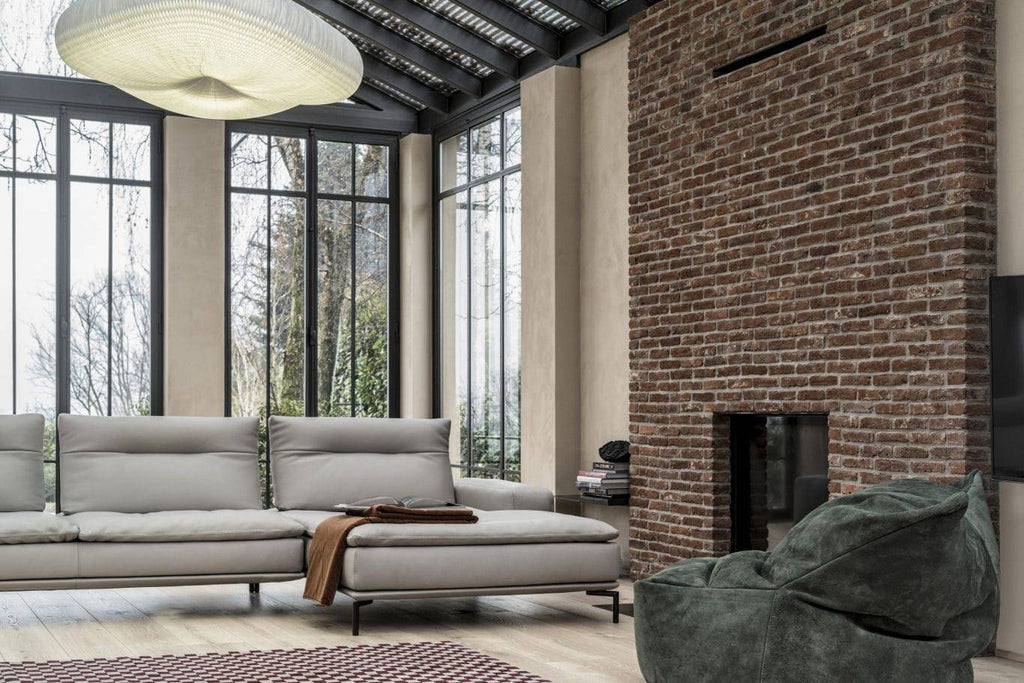 Carlton Sofa with Moving Backrests by Cierre - Trade Source Furniture