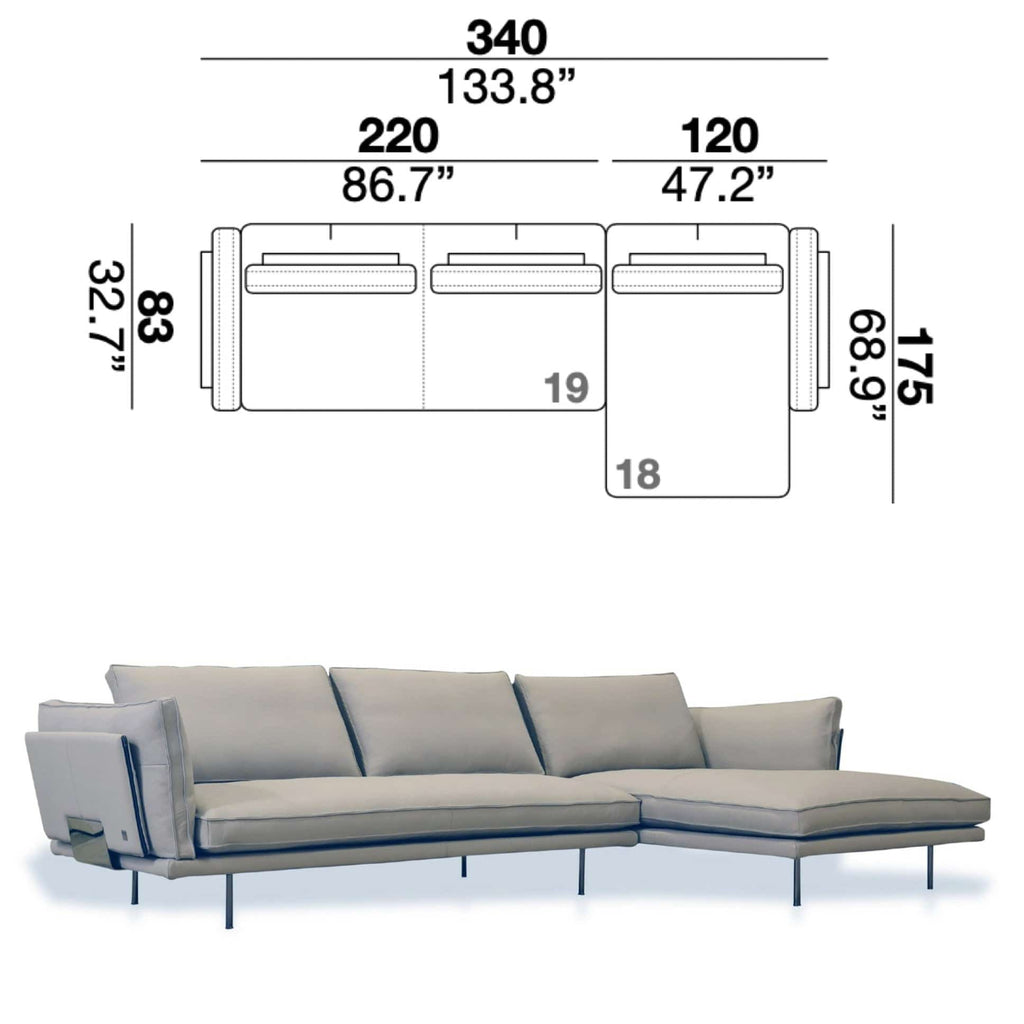 Divine Sofa by Cierre - Trade Source Furniture