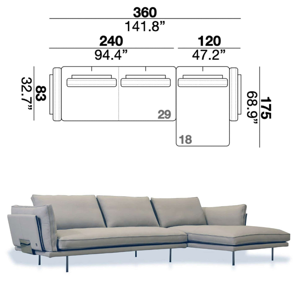 Divine Sofa by Cierre - Trade Source Furniture