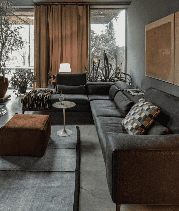 Rigoletto Sofa with Moving Headrests by Cierre - Trade Source Furniture