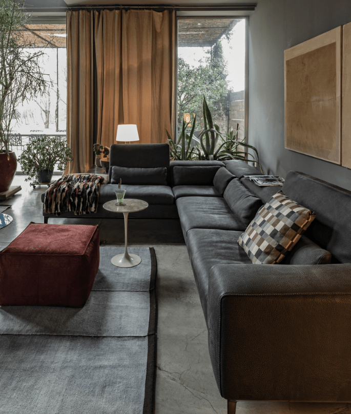 Rigoletto Sofa with Moving Headrests by Cierre - Trade Source Furniture