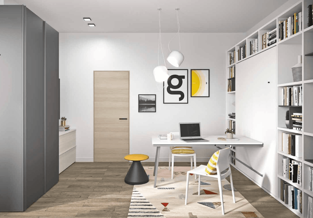 Wall Bed with Desk - Trade Source Furniture