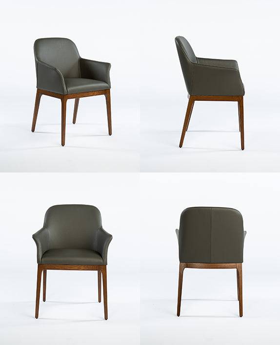 Colibri Ann Leather Arm Chair - Trade Source Furniture