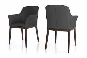 Colibri Ann Leather Arm Chair - Trade Source Furniture