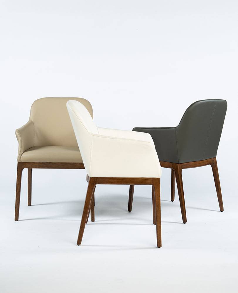 Colibri Ann Leather Arm Chair - Trade Source Furniture