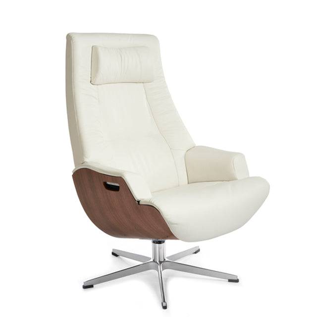 Conform Partner Recliner Chair with Ottoman and Quattro Leg - Trade Source Furniture
