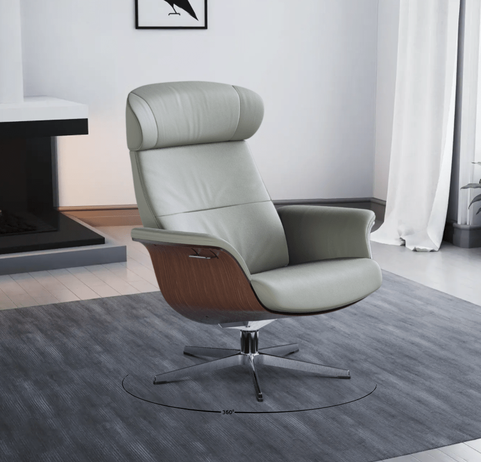 Conform Timeout Reclining Chair and Footstool - Trade Source Furniture
