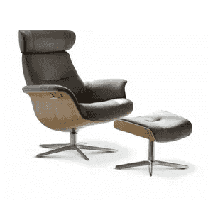Conform Timeout Reclining Chair and Footstool - Trade Source Furniture