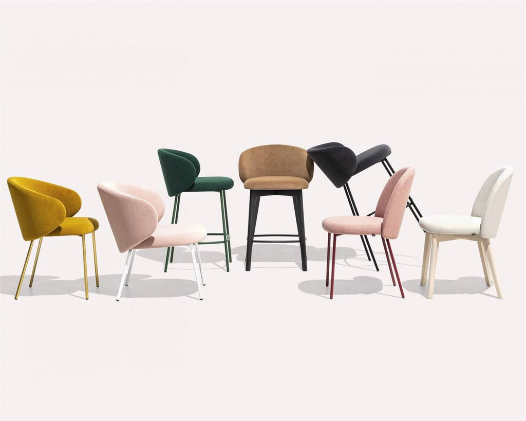 CB1999 Tuka Arm Chair with Metal Legs - Trade Source Furniture