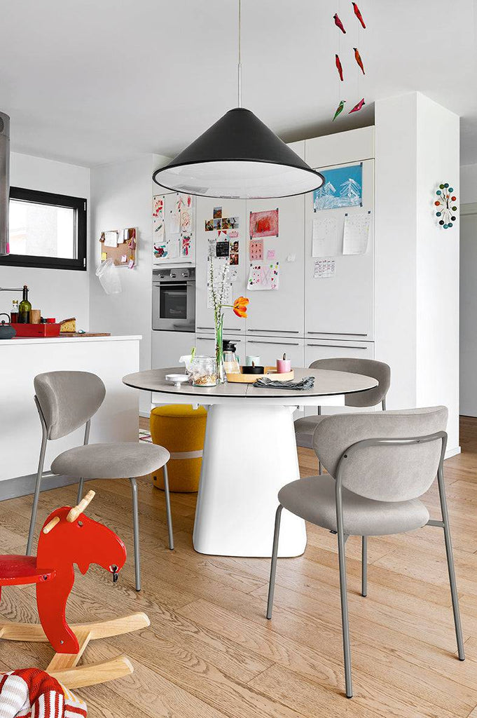 CB2135 Cozy Dining Chair with Metal Legs - Connubia