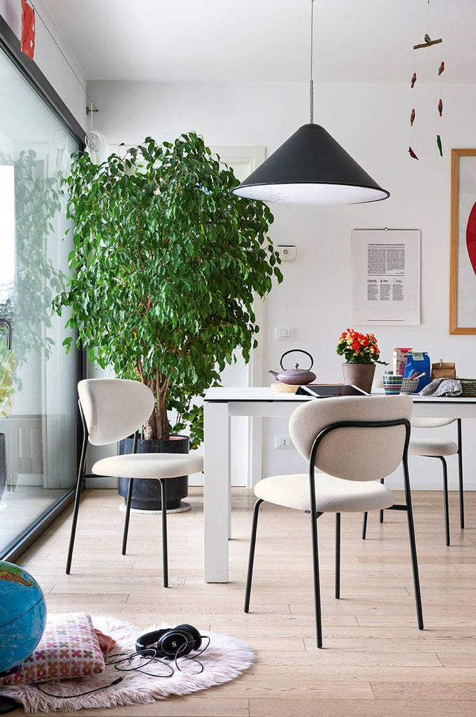 CB2135 Cozy Dining Chair with Metal Legs - Connubia