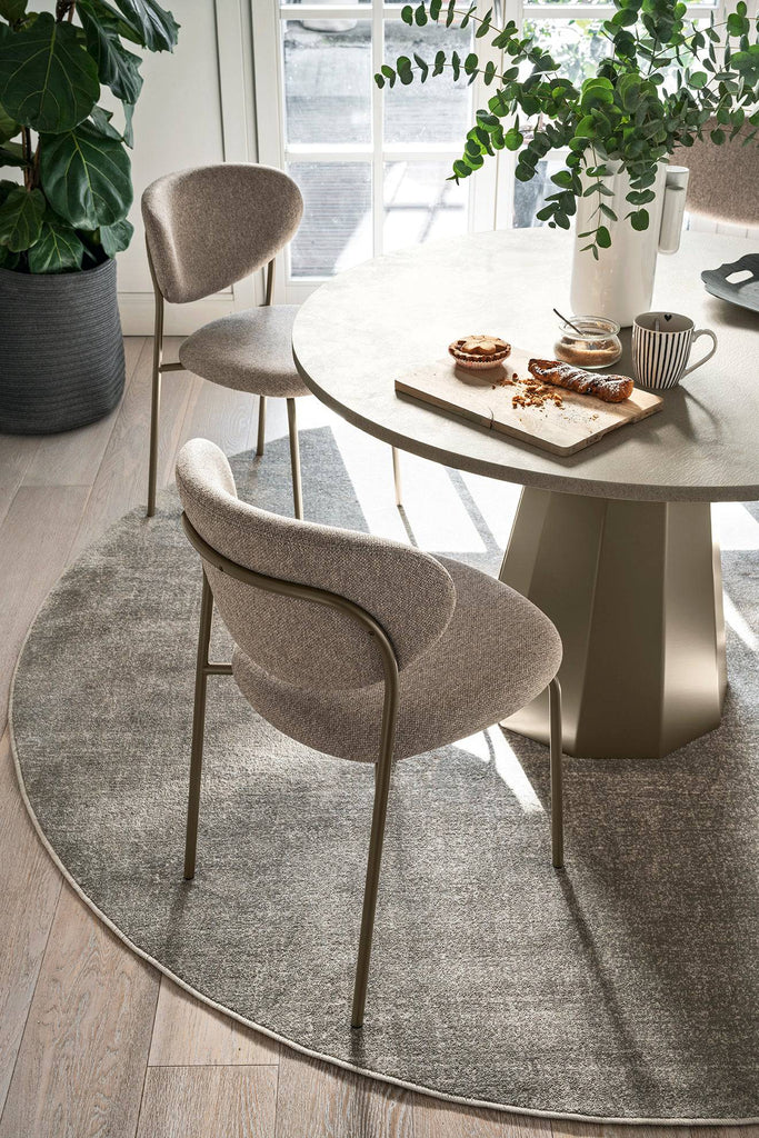 CB2135 Cozy Dining Chair with Metal Legs - Connubia