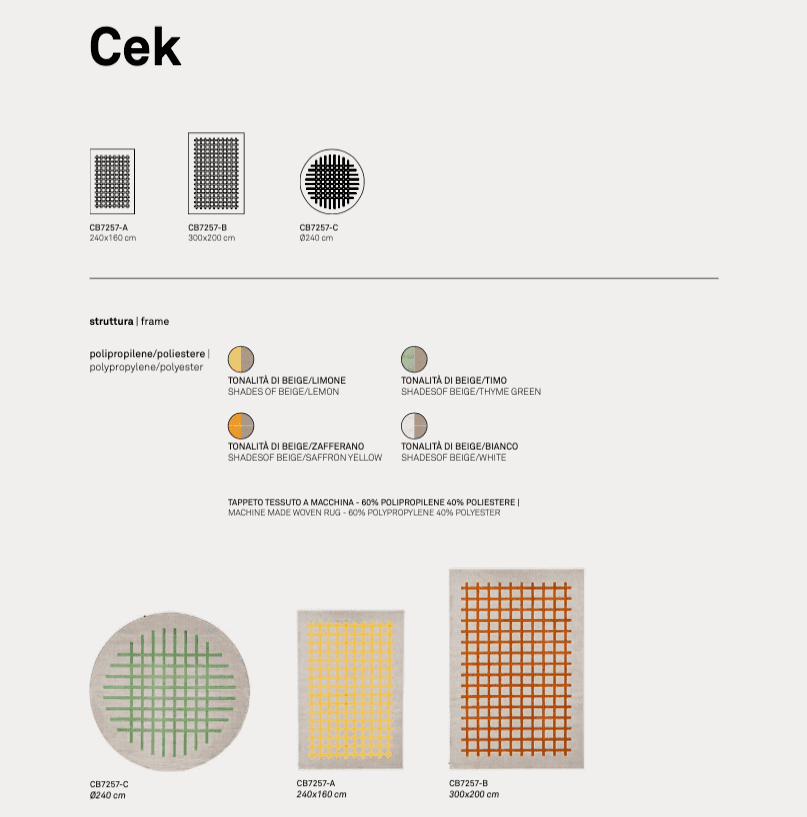 CB7257 Cek Rug - Connubia