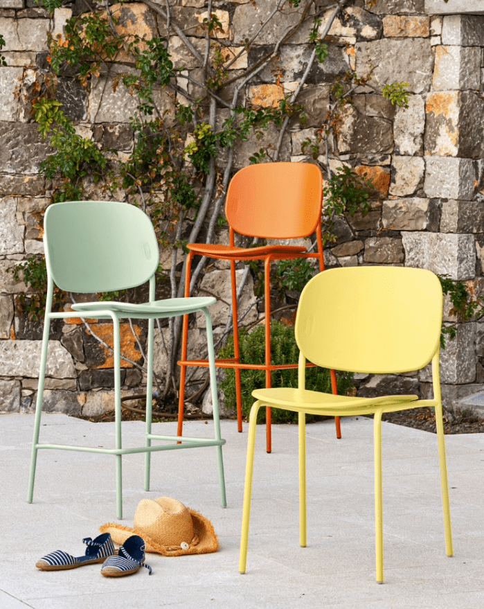 Connubia Yo! Outdoor Dining Chairs - Trade Source Furniture