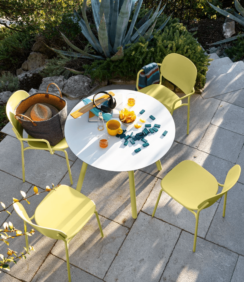 Connubia Yo! Outdoor Dining Chairs - Trade Source Furniture