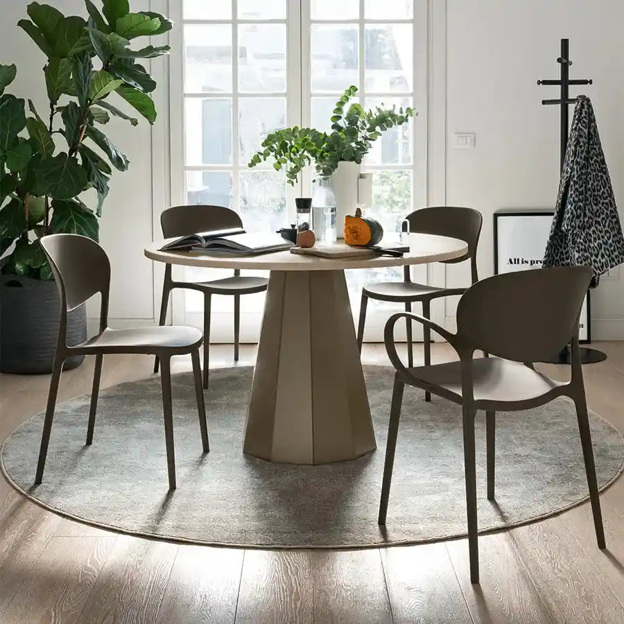 CB4804 Dix 35" Round Dining Table - Connubia