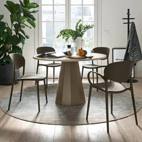 CB4804 Dix 35" Round Dining Table - Connubia