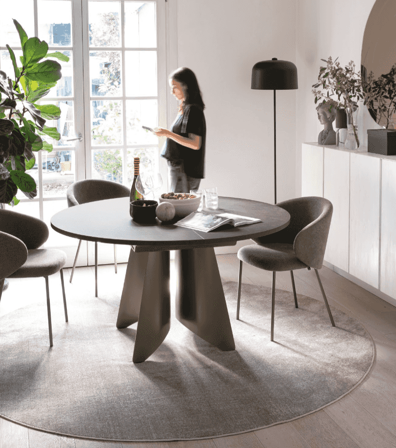 CB4865-D Orion Round Extending Table - Connubia