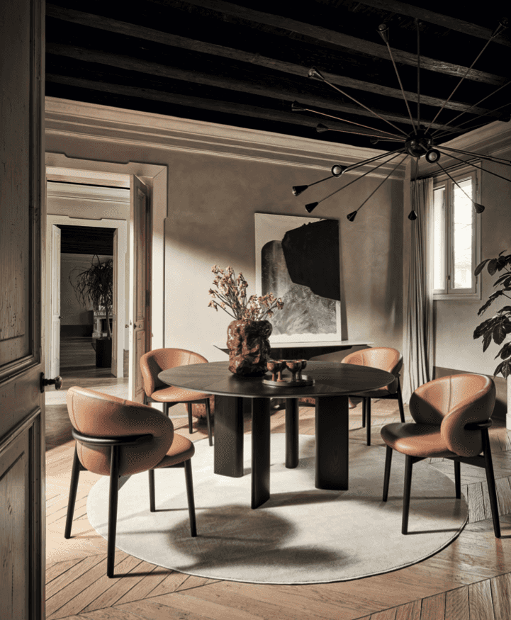 CS2226 Oleandro Dining Chair with Wood Legs by Calligaris at Trade Source by Calligaris at Trade Source Furniture