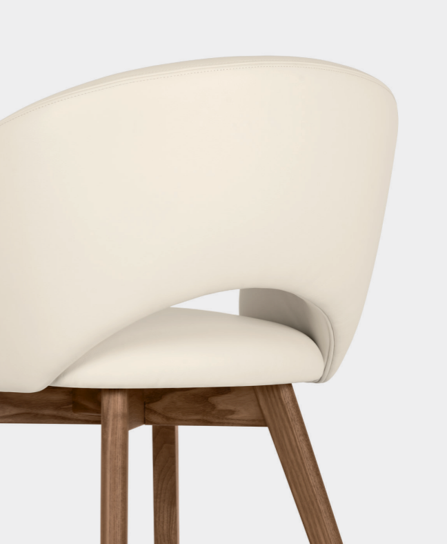 CS2247 Anime Dining Chair with Wood Legs