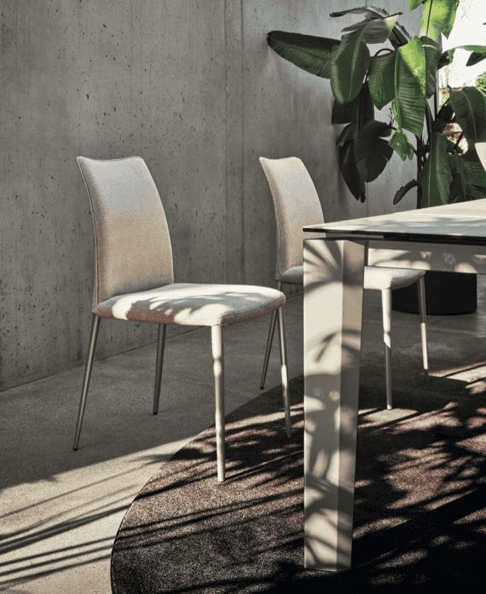 CS2249-S Fay Dining Chair with Flexible Backrest and Removable Covers